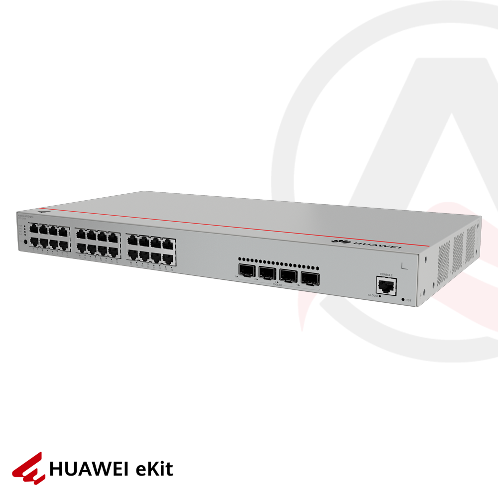 Huawei S310-24P4X - 24 Port PoE, 4 Port 10G SFP, 10/100/1000 L2+ Yönetilebilir Switch, 400W