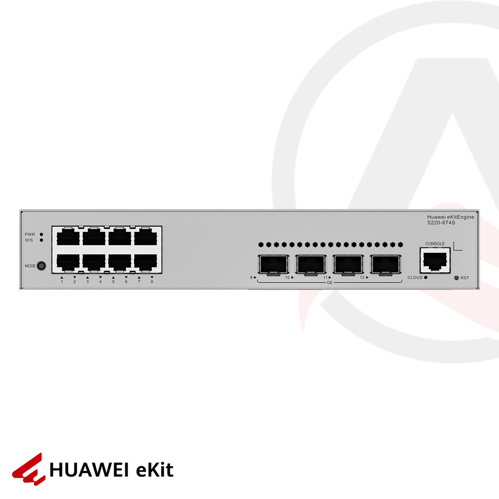 Huawei S220-8T4S - 8 Port, 4 Port SFP Gigabit Switch