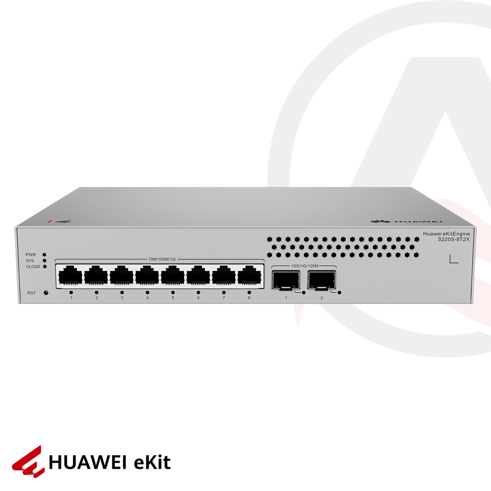 Huawei S220S-8T2X - 8 Port, 2 Port 10G SFP Gigabit Switch